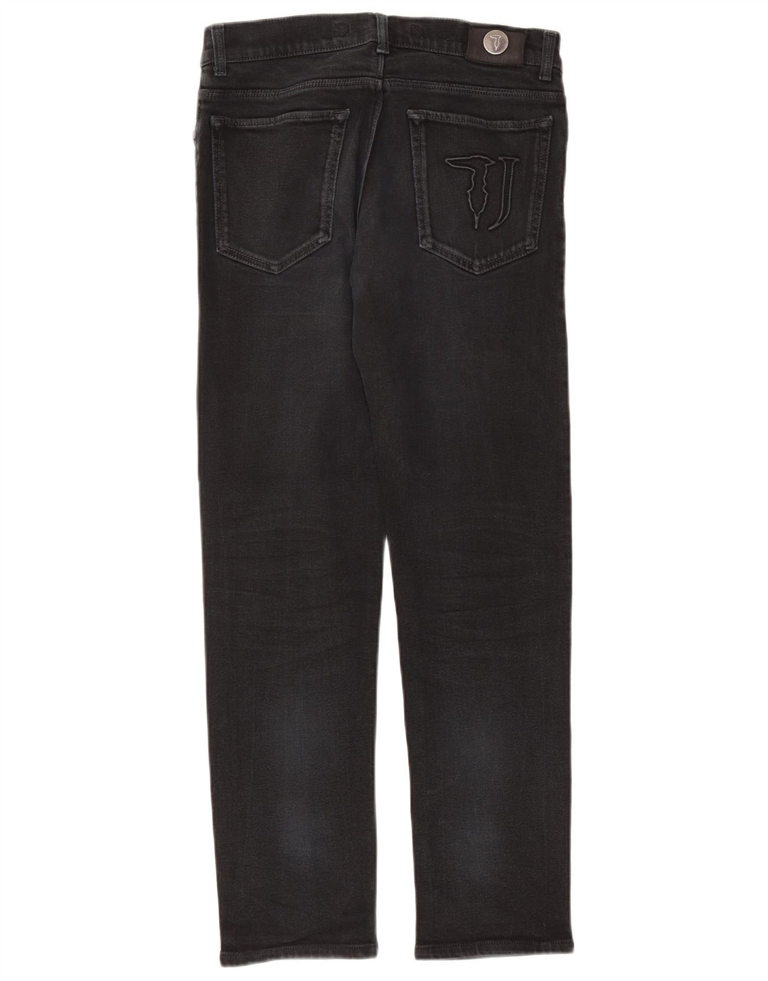 Trussardi Mens Straight Jeans W34 L30 Black