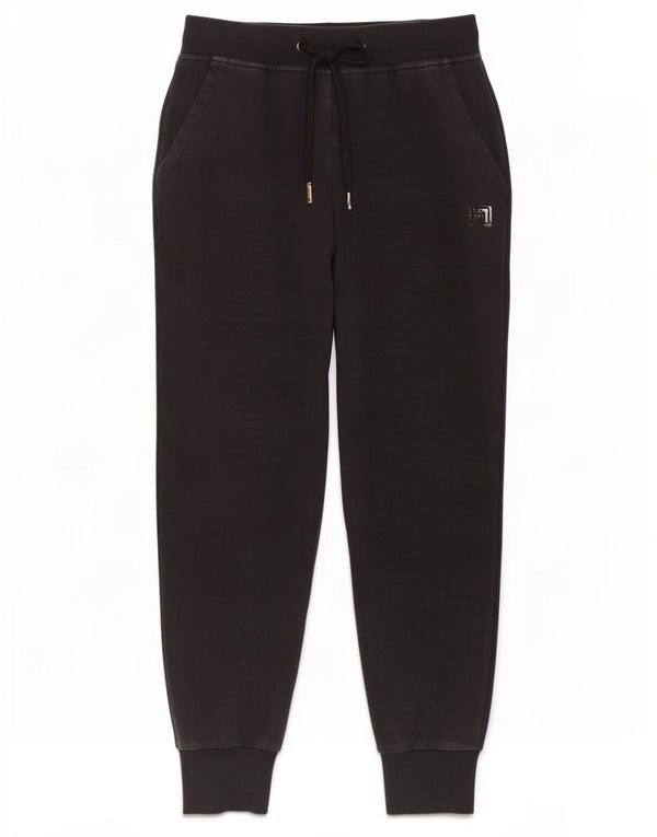 Fila Womens Tracksuit Trousers Joggers UK 10 Small Black Cotton