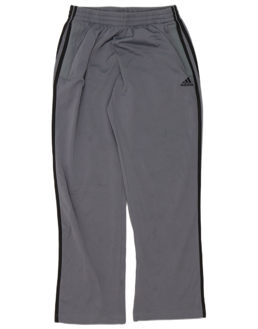 Adidas Mens Tracksuit Trousers Small Grey Polyester
