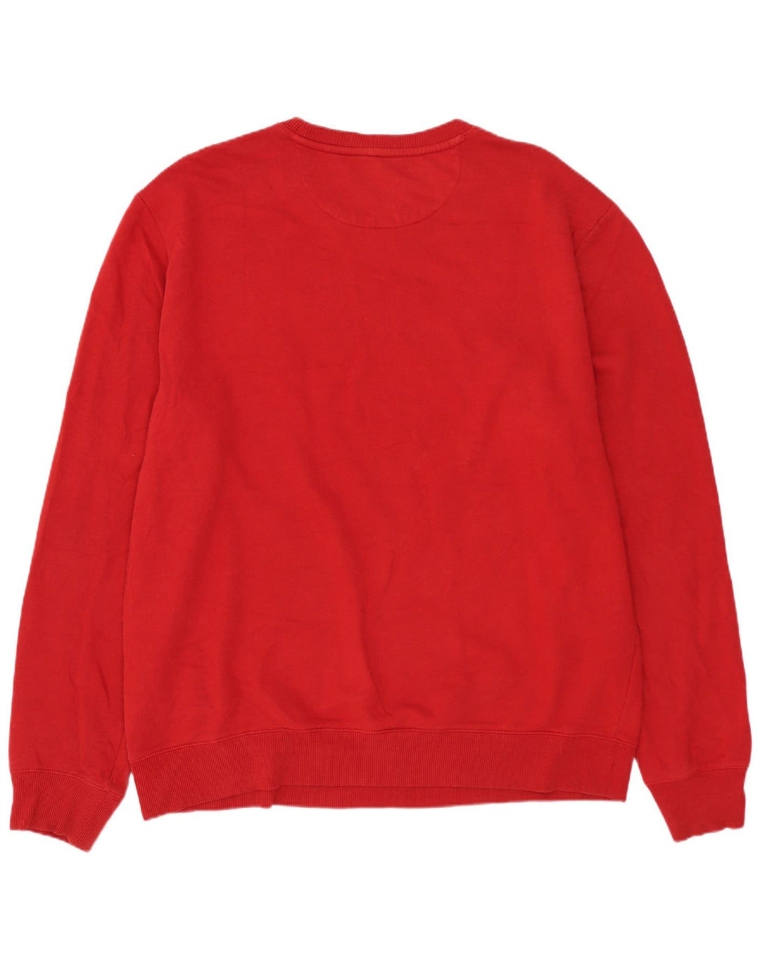 CALVIN KLEIN JEANS Mens Graphic Sweatshirt Jumper XL Red Cotton