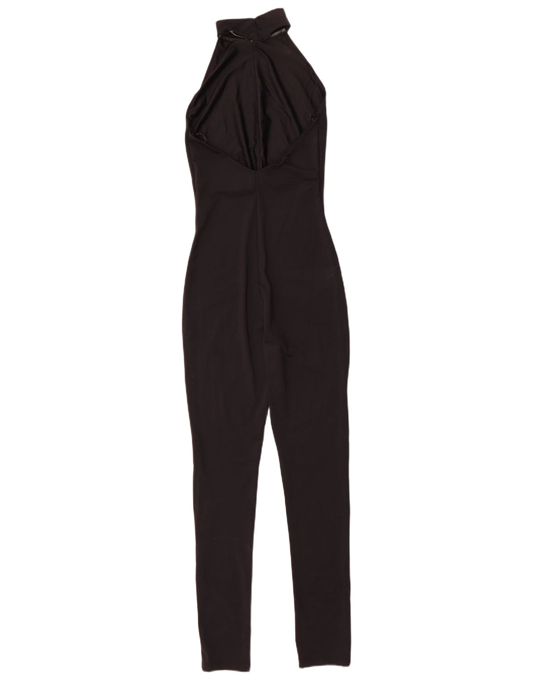 Zara Womens Halter Jumpsuit UK 12 Medium  Black Polyamide