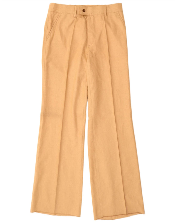 VINTAGE Womens 2 Piece Set UK 12 Medium W28 L34 Beige