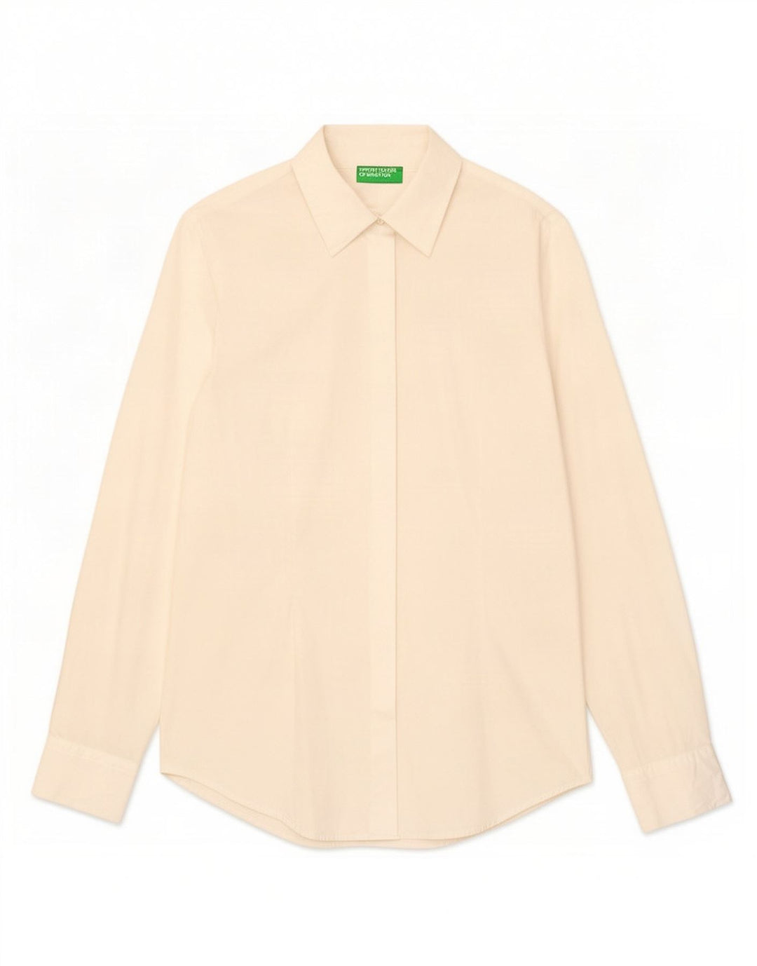 Benetton Womens Shirt UK 12 Medium White
