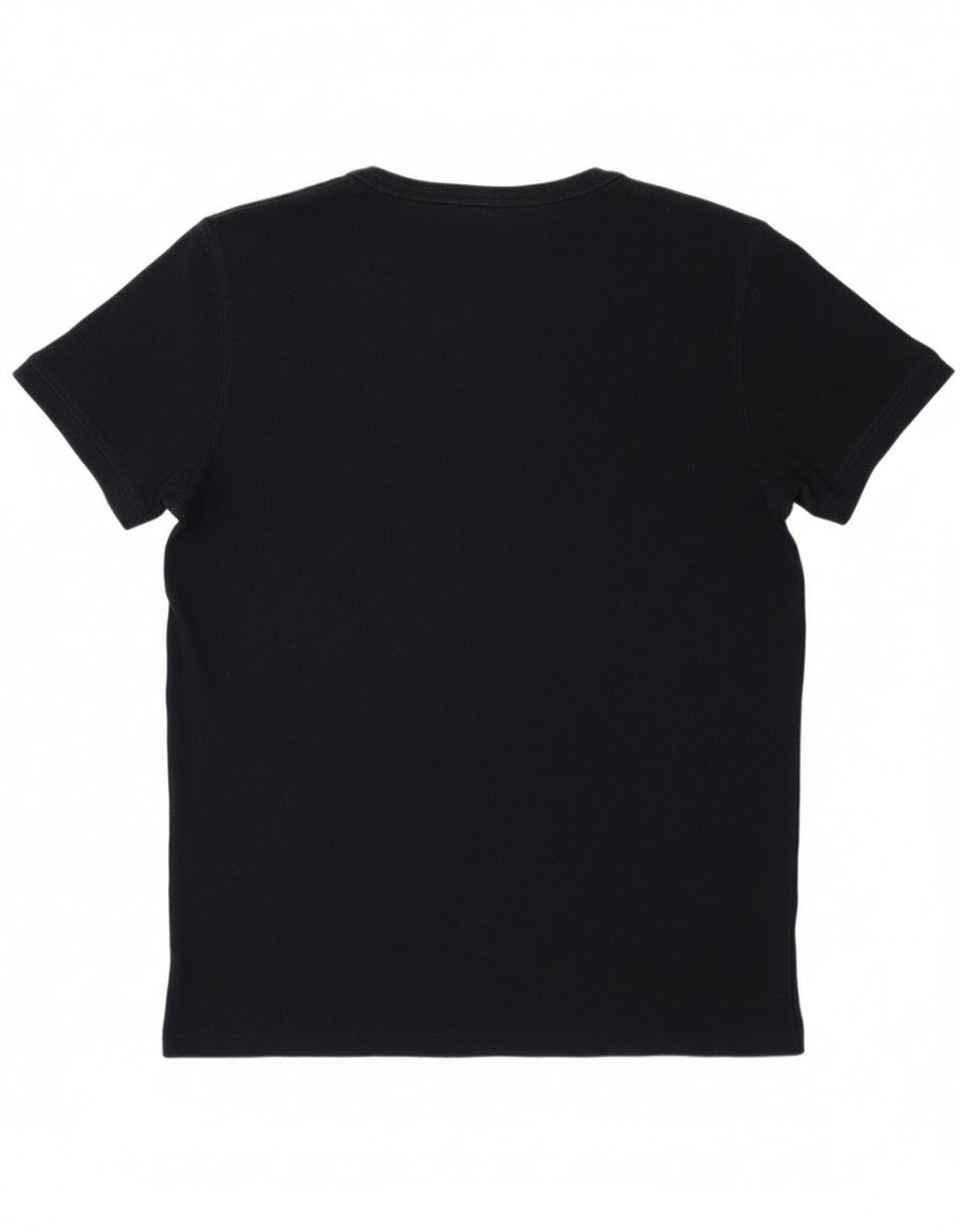 Massimo Dutti Womens T-Shirt Top UK 14 Large Navy Blue Cotton