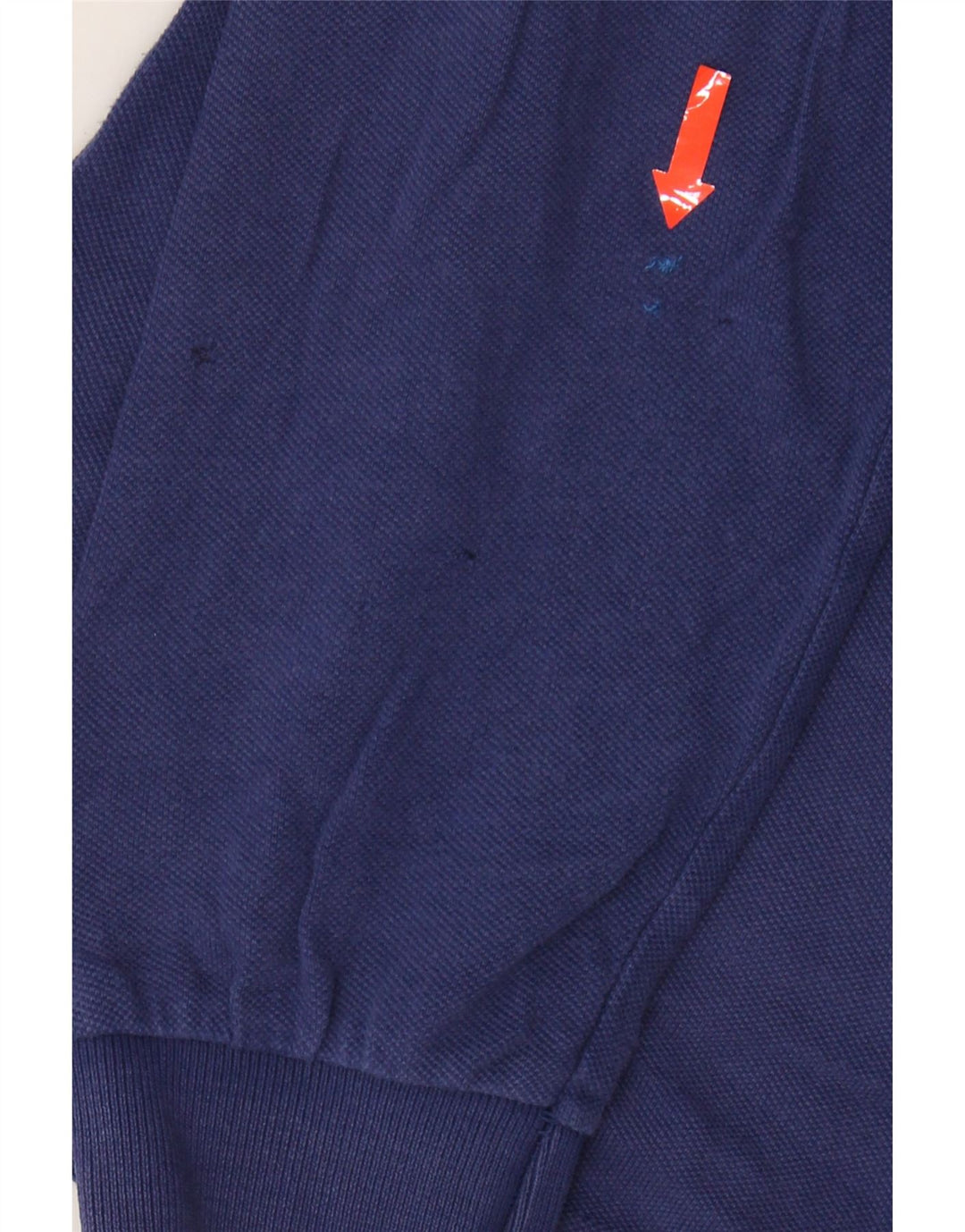 NORTH SAILS Mens Long Sleeve Polo Shirt Medium Blue Cotton Vintage North Sails and Second-Hand North Sails from Messina Hembry 