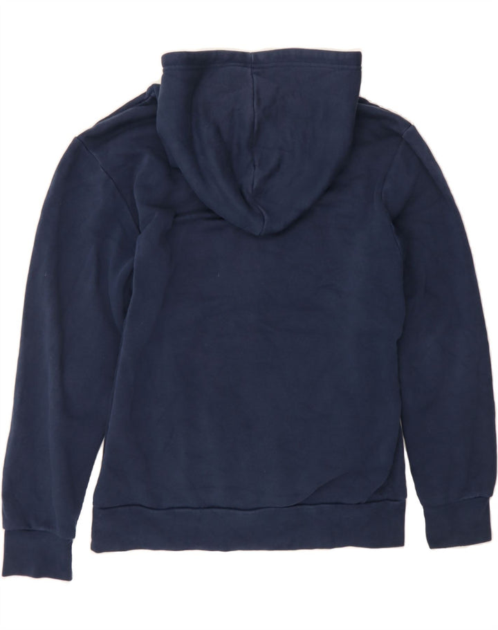 ADIDAS Mens Hoodie Jumper Medium Navy Blue Vintage Adidas and Second-Hand Adidas from Messina Hembry 