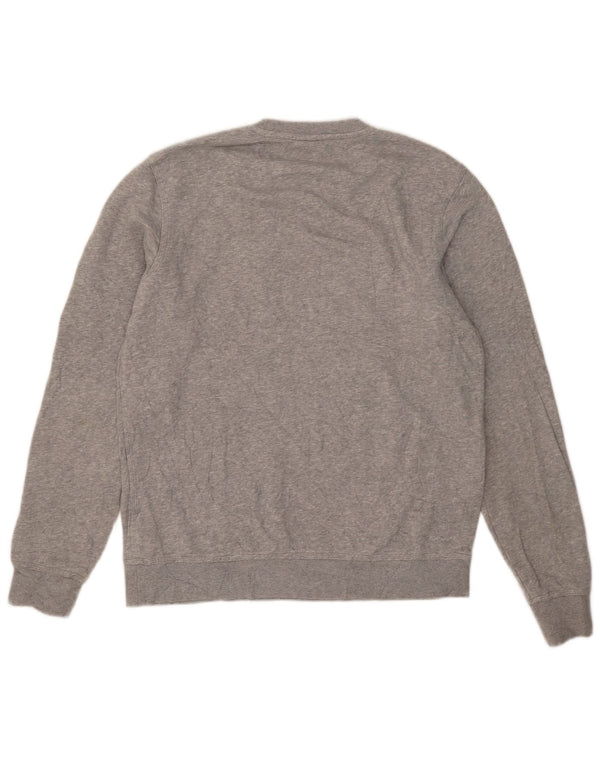 Nike Mens Sweatshirt Jumper Large Grey Flecked Cotton