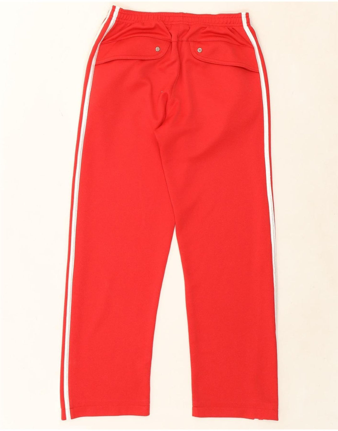 ADIDAS Boys Graphic Tracksuit Trousers 13-14 Years  Red Polyester Vintage Adidas and Second-Hand Adidas from Messina Hembry 