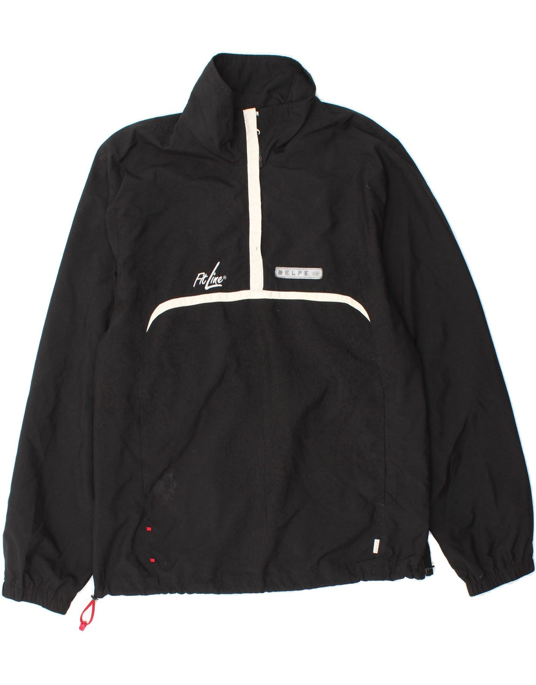 BELFE & BELFE Womens Pullover Rain Jacket UK 10 Small Black Polyester Vintage Belfe & Belfe and Second-Hand Belfe & Belfe from Messina Hembry 
