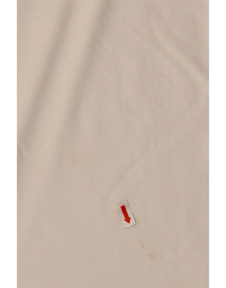 Adidas Mens Top Long Sleeve Medium White Cotton