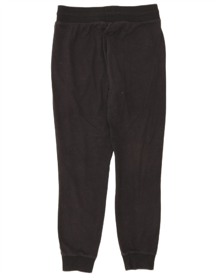 Fila Womens Graphic Tracksuit Trousers Joggers Small Black Polyester