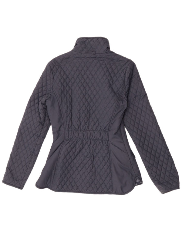 Musto Womens Quilted Jacket UK 8 Small Navy Blue Polyester