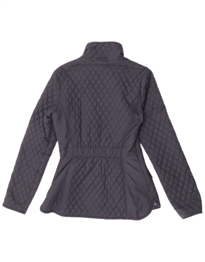Musto Womens Quilted Jacket UK 8 Small Navy Blue Polyester