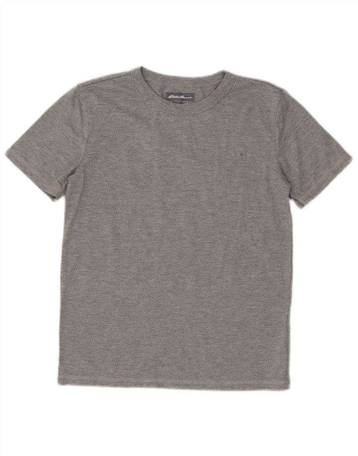 Eddie Bauer Boys T-Shirt Top 10-11 Years Medium Grey Polyester