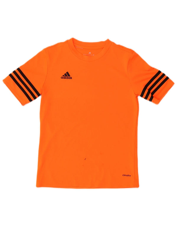 Adidas Boys Graphic T-Shirt Top 11-12 Years Large Orange Sports