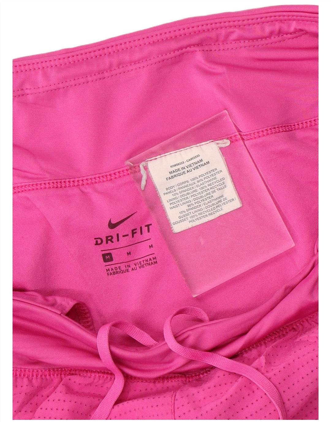NIKE Womens Dri Fit Sport Shorts UK 14 Medium  Pink Polyester