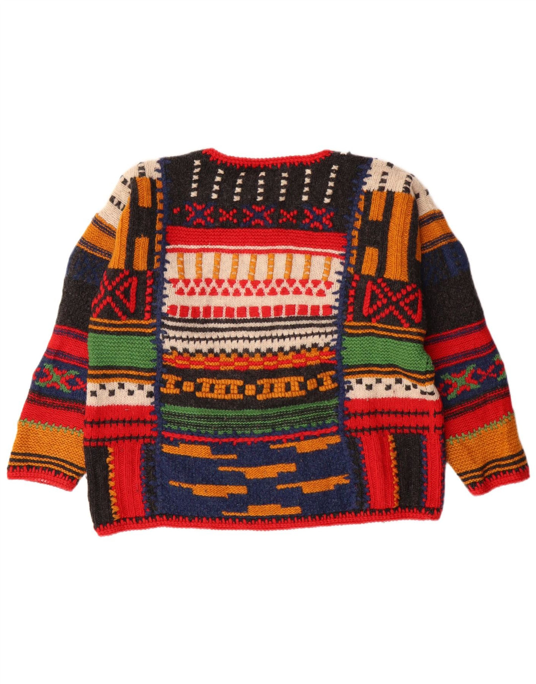 THE WEST END Womens Boat Neck Jumper Sweater UK 14 Medium Multicoloured