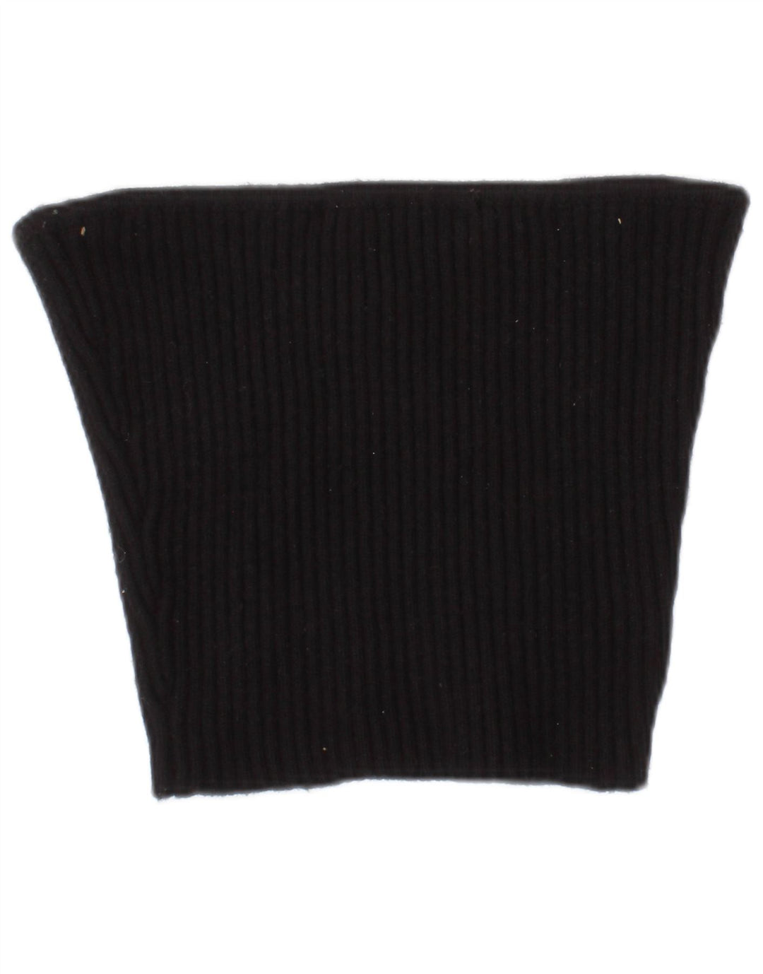 Zara Womens Off Shoulder Crop Top Small Black Viscose