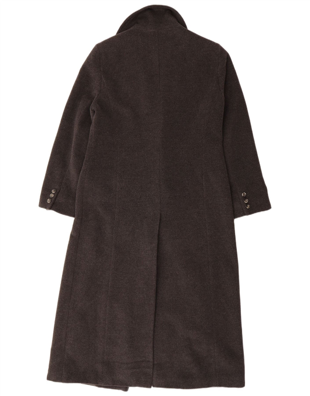 MARELLA Womens Double Breasted Coat UK 14 Large  Grey Virgin Wool