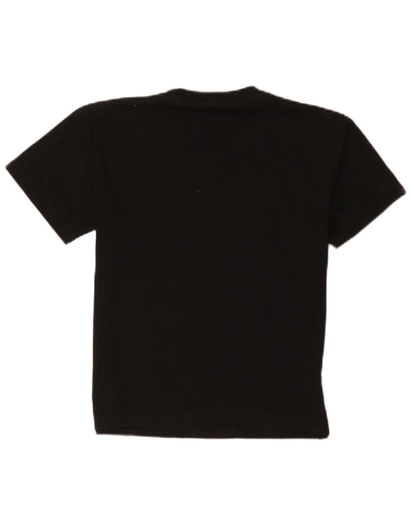 Hard Rock Cafe Womens Edinburgh Graphic T-Shirt Top UK 10 Small Black