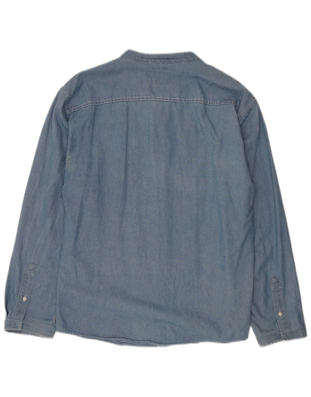 AMERICAN RAG Mens Denim Shirt 3XL Blue Cotton