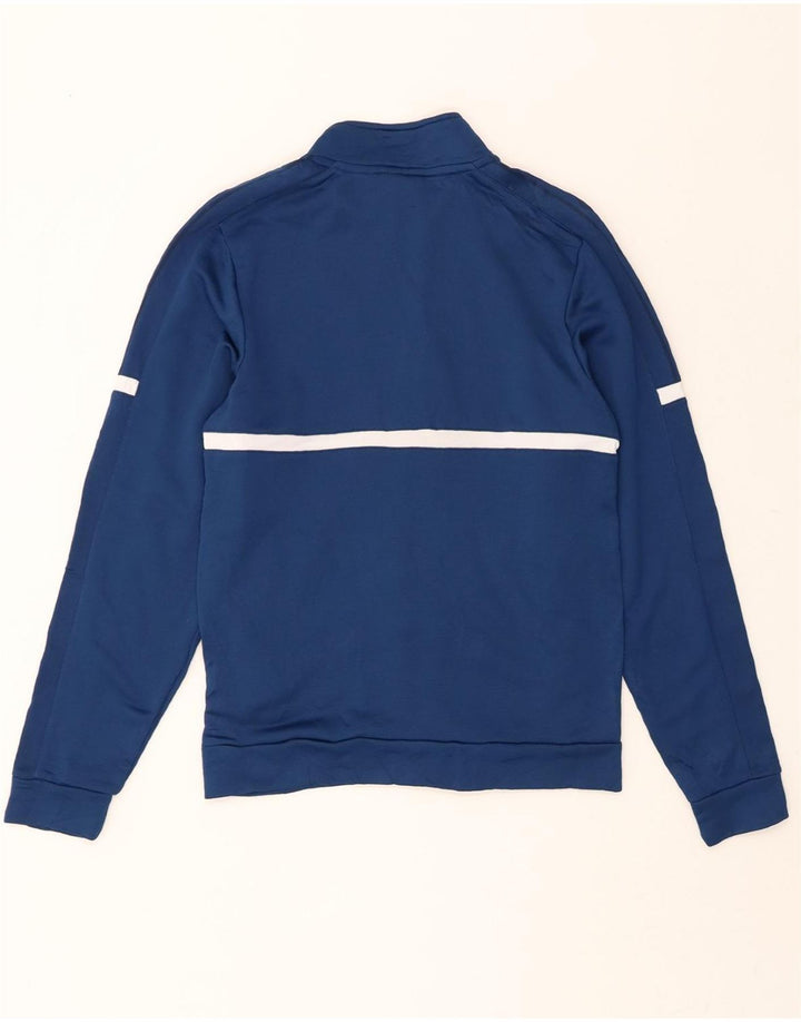 UMBRO Boys Graphic Tracksuit Top Jacket 13-14 Years XL Navy Blue Polyester Vintage Umbro and Second-Hand Umbro from Messina Hembry 