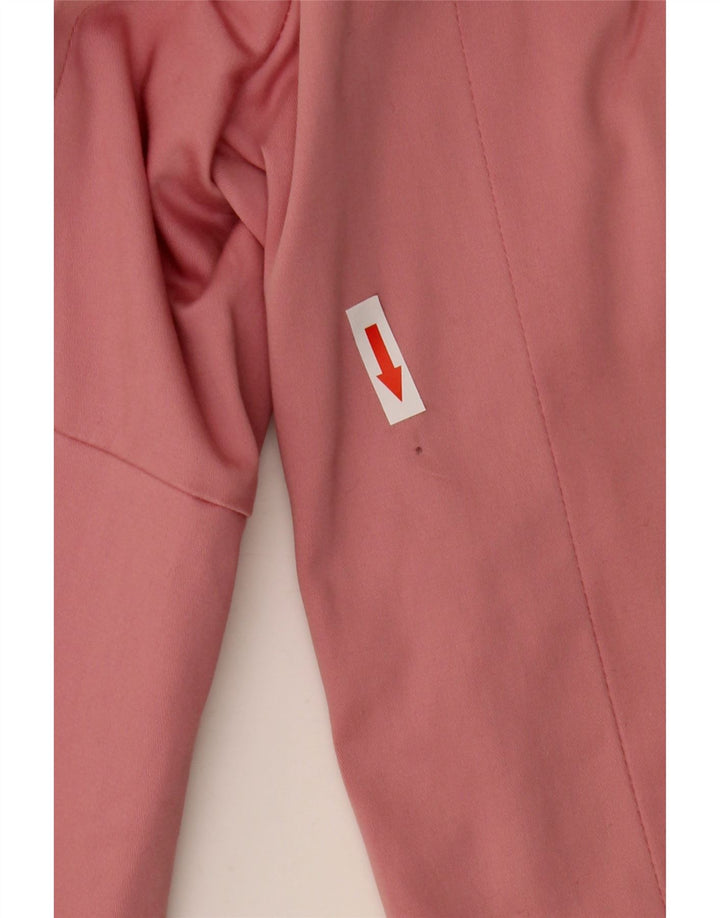 Dondup Womens Double Breasted Blazer Jacket IT 46 Large Pink Cotton