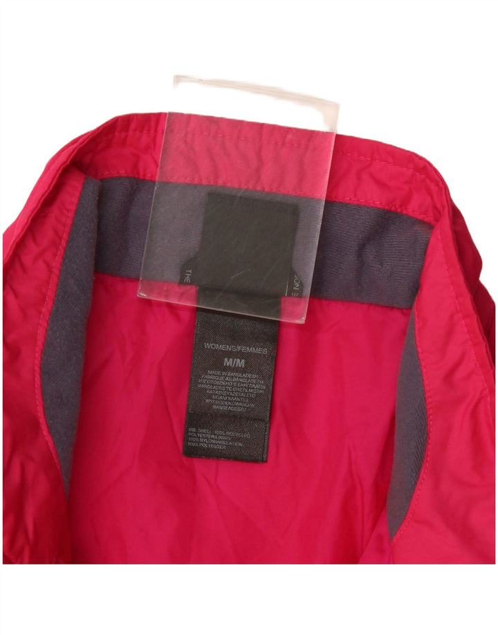 The North Face Womens Padded Jacket UK 12 Medium Pink Polyester