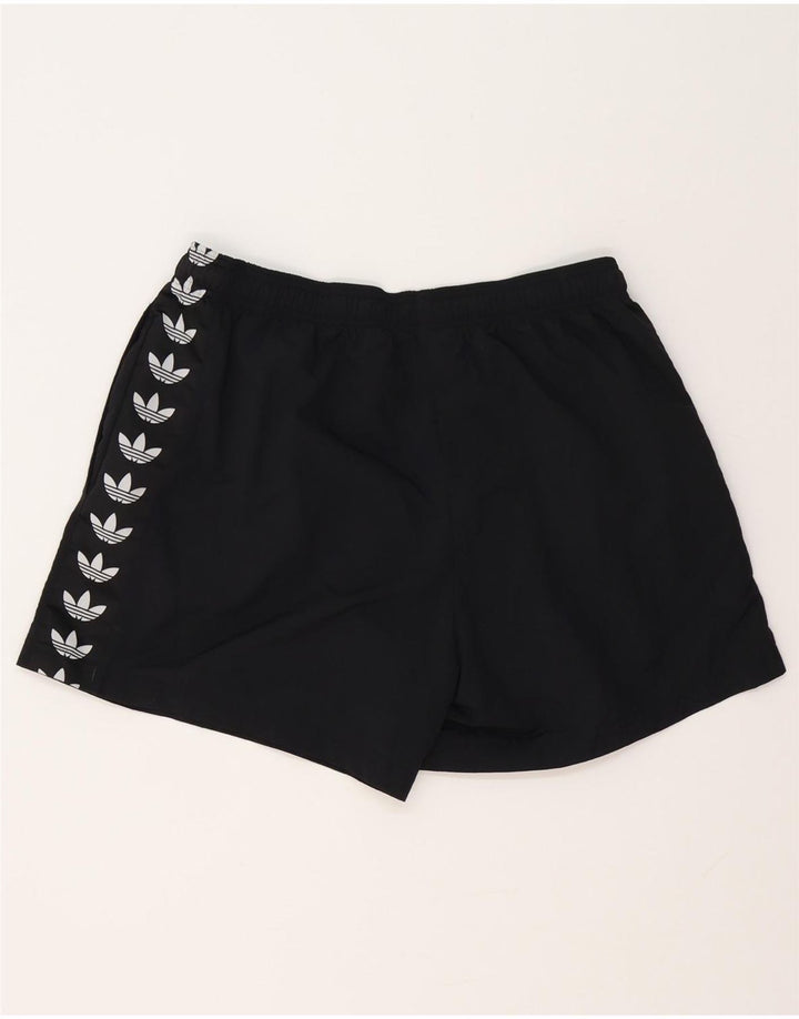 ADIDAS Mens Graphic Sport Shorts Large  Black Polyester