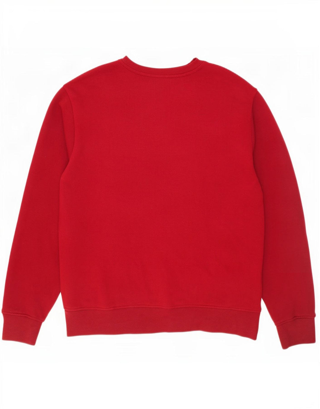 Reebok Mens Graphic Sweatshirt Jumper Large Red Cotton