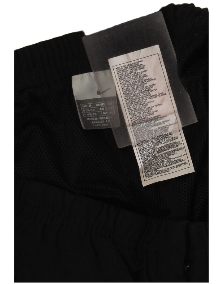 Nike Womens Capri Tracksuit Trousers UK 10/12 Medium Black Polyester