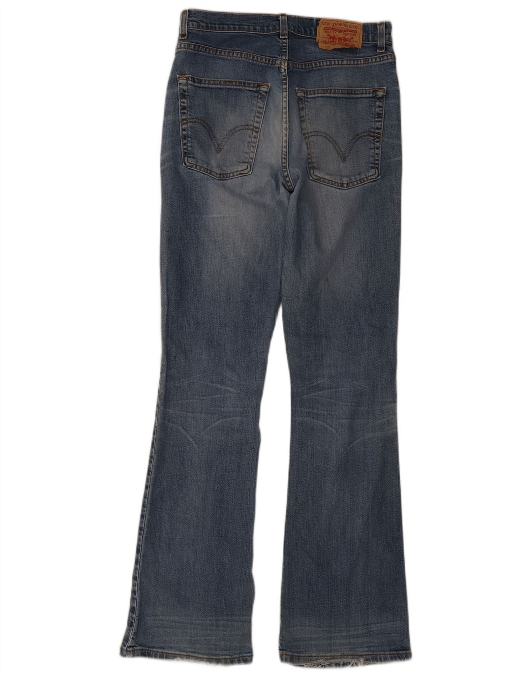 Levi's Mens 525 Bootcut Jeans W32 L34 Blue Cotton