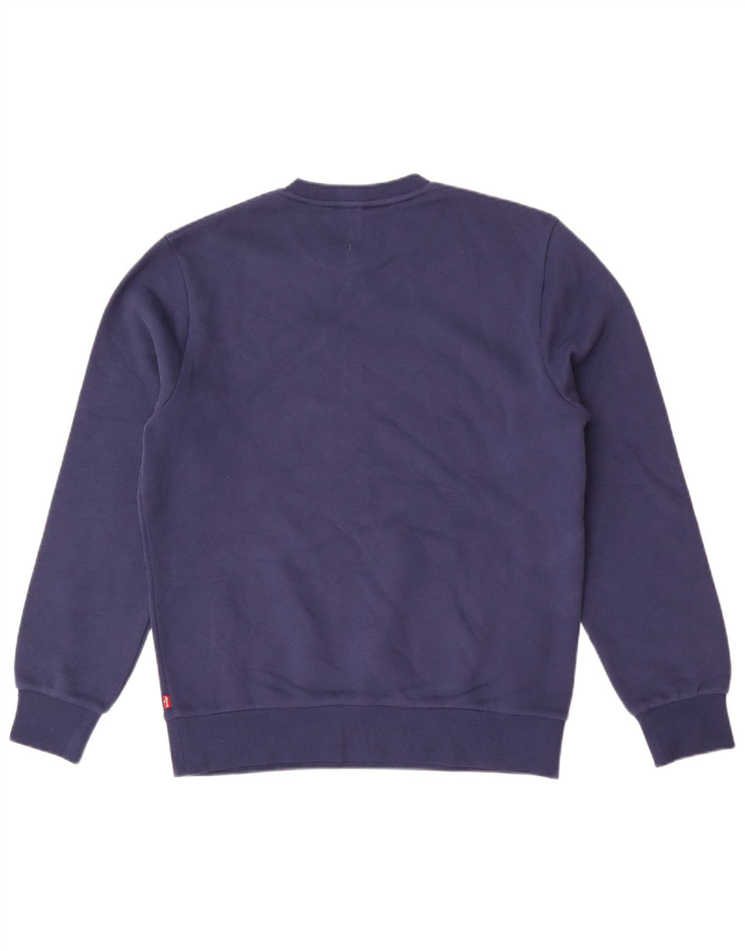 Levi's Mens Graphic Standard Fit Sweatshirt Jumper Small Navy Blue Classic