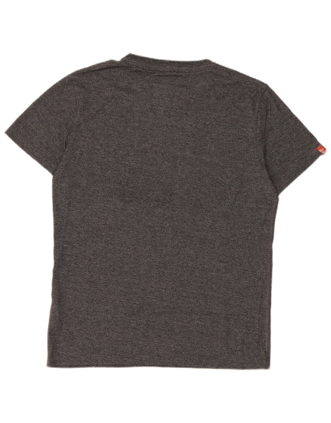 Superdry Mens Osaka State Graphic T-Shirt Top Large Grey Flecked Cotton