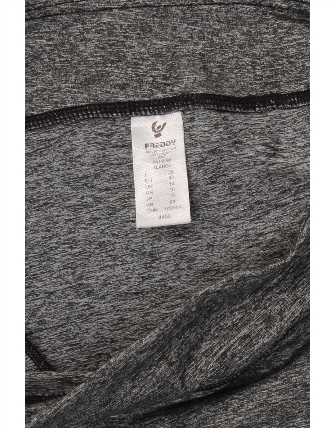 Freddy Womens Capri Tracksuit Trousers UK 14 Large Grey Flecked Polyester