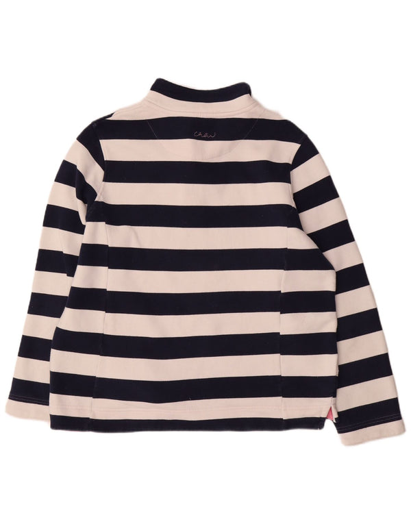 Crew Clothing Womens Sweatshirt Jumper UK 18 XL Navy Blue Striped
