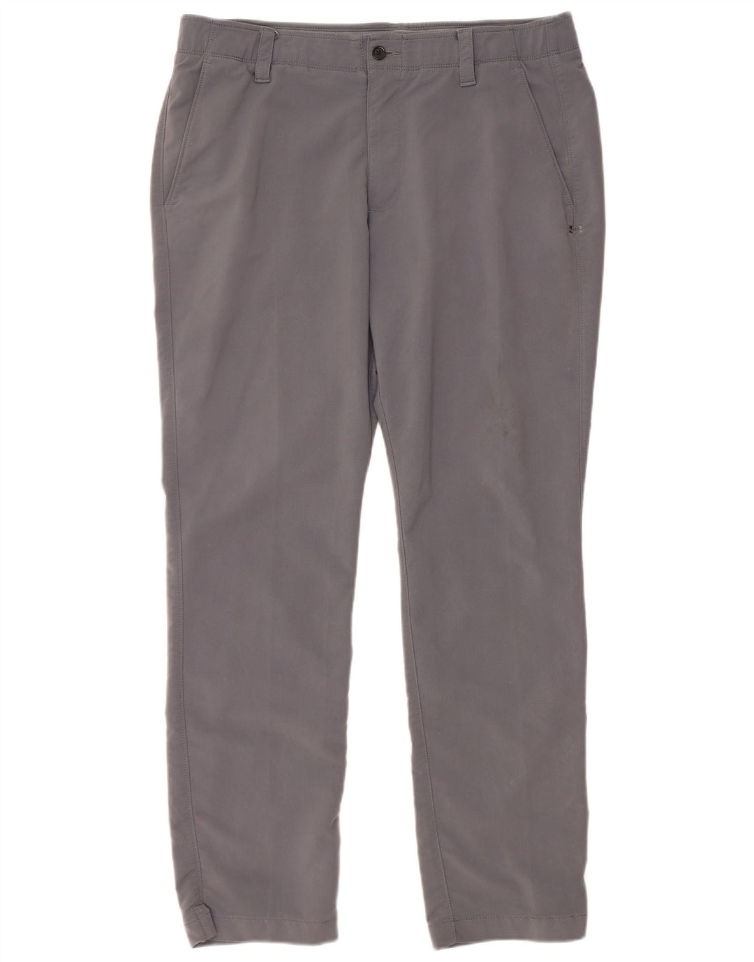 UNDER ARMOUR Mens Slim Chino Trousers W36 L32 Grey