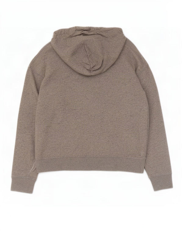 Polo Ralph Lauren Womens Graphic Hoodie Jumper UK 18 XL Grey Cotton