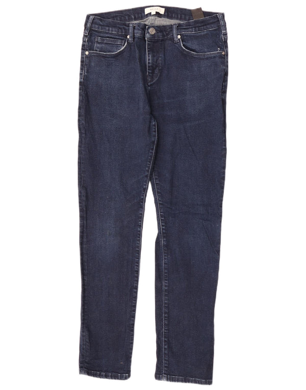 Reiss Mens Slim Jeans W34 L30 Navy Blue Cotton