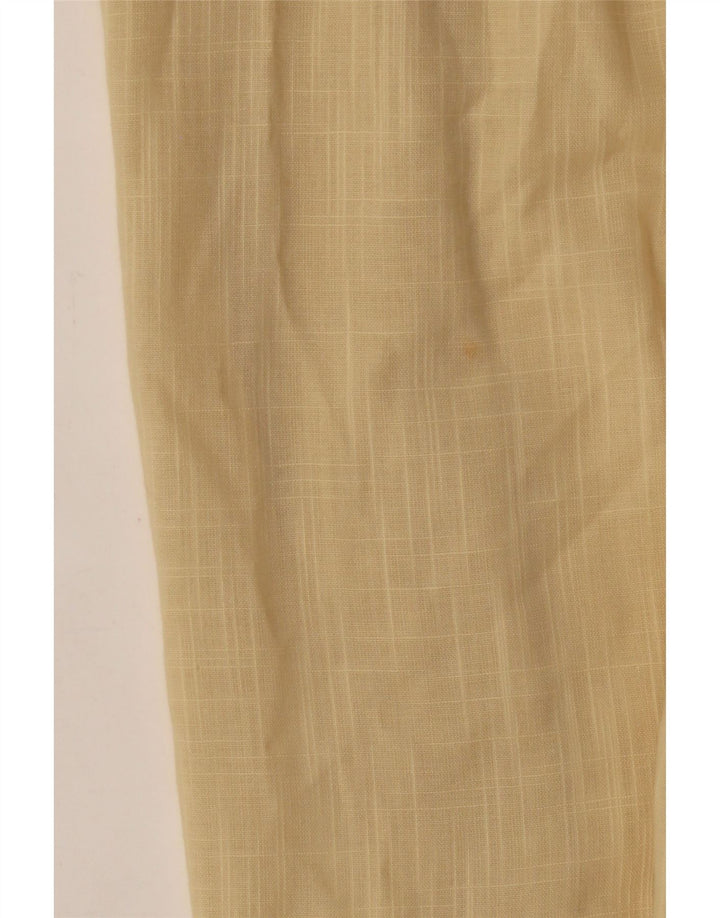 ERTO Womens Oversized Short Sleeve Shirt Blouse EU 44 XL Beige Polyester Vintage Erto and Second-Hand Erto from Messina Hembry 
