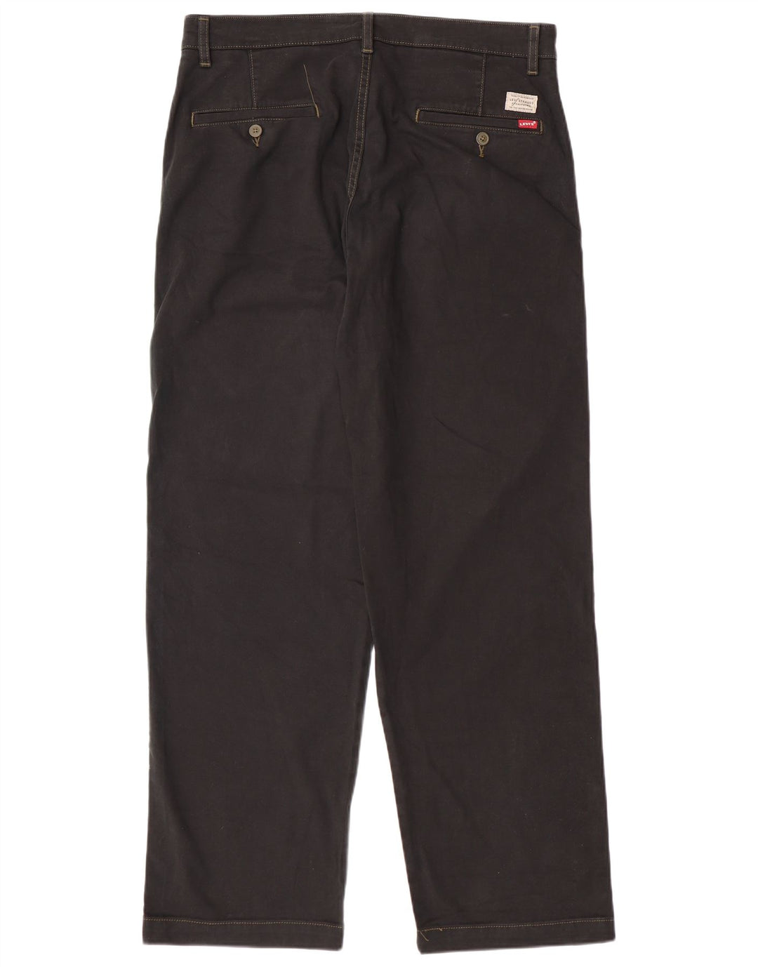 LEVI'S Mens 540 Straight Chino Trousers W33 L29  Black Cotton