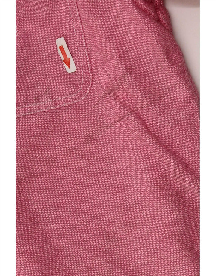 Chaps Mens Shirt Small Pink Cotton