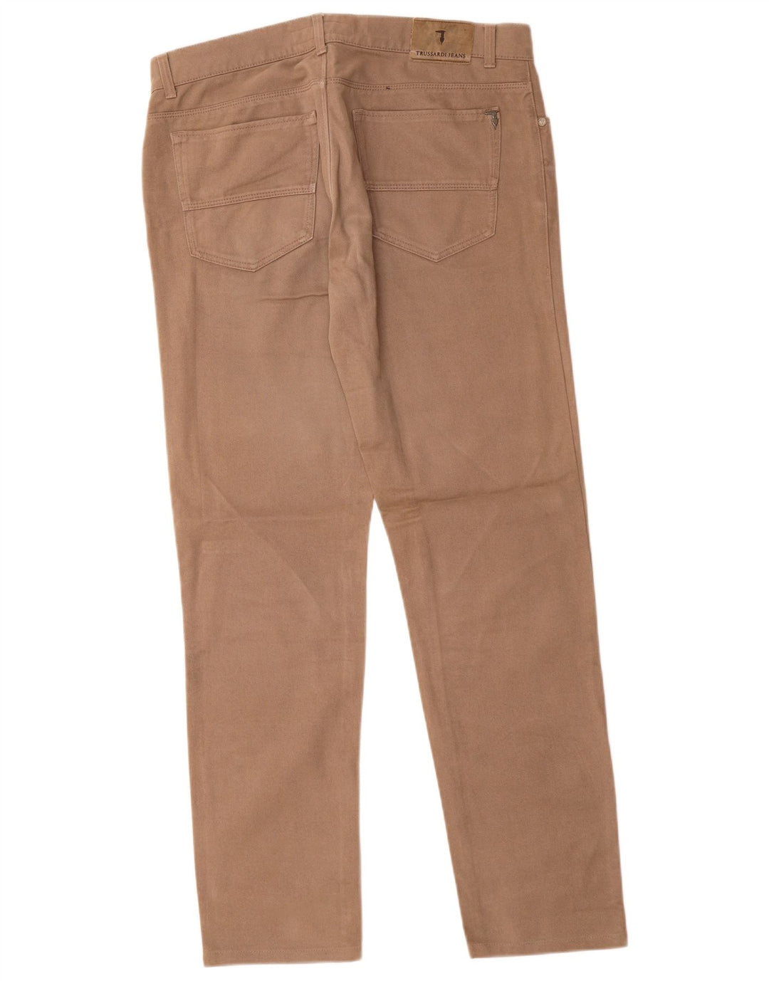 Trussardi Mens Slim Casual Trousers W35 L31 Beige