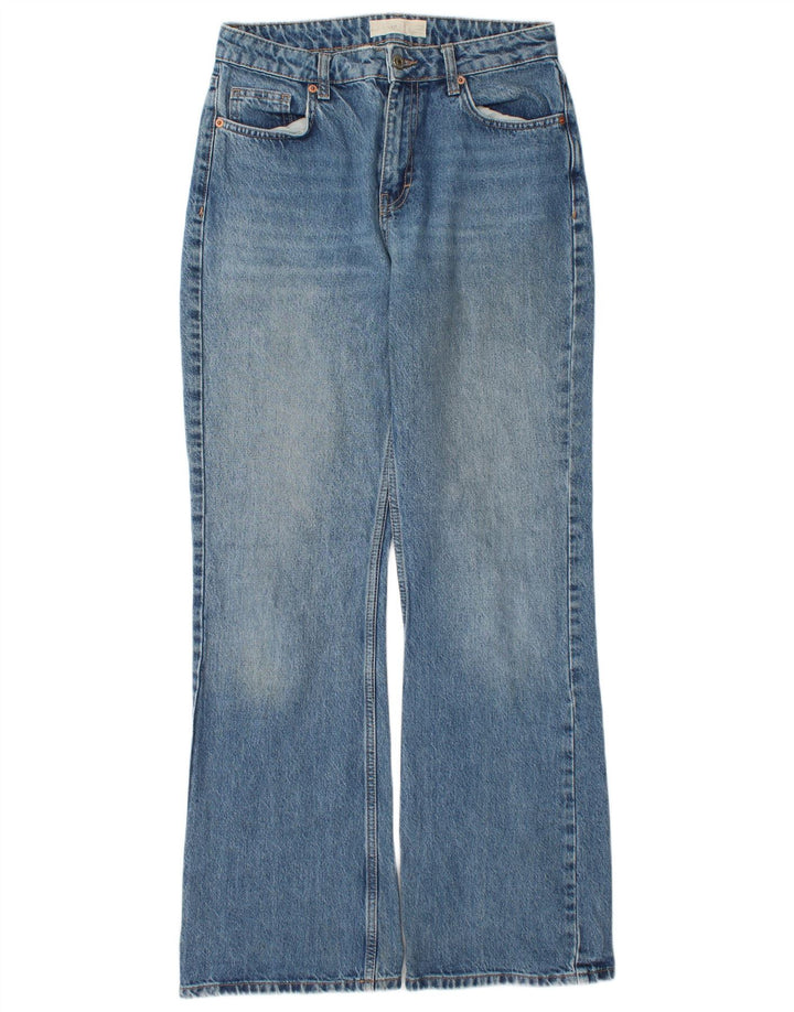 Topshop Womens Bootcut Jeans W28 L32 Blue Cotton