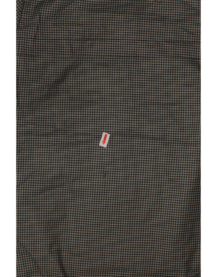 PUMA Boys Rain Jacket 5-6 Years Grey Check Polyester Vintage Puma and Second-Hand Puma from Messina Hembry 