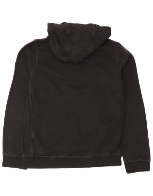 Nike Boys Graphic Standard Fit Hoodie Jumper 12-13 Years Large Black Cotton
