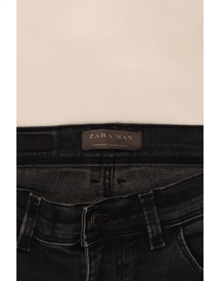 Zara Mens Slim Jeans EU 42 Large W32 L29 Blue