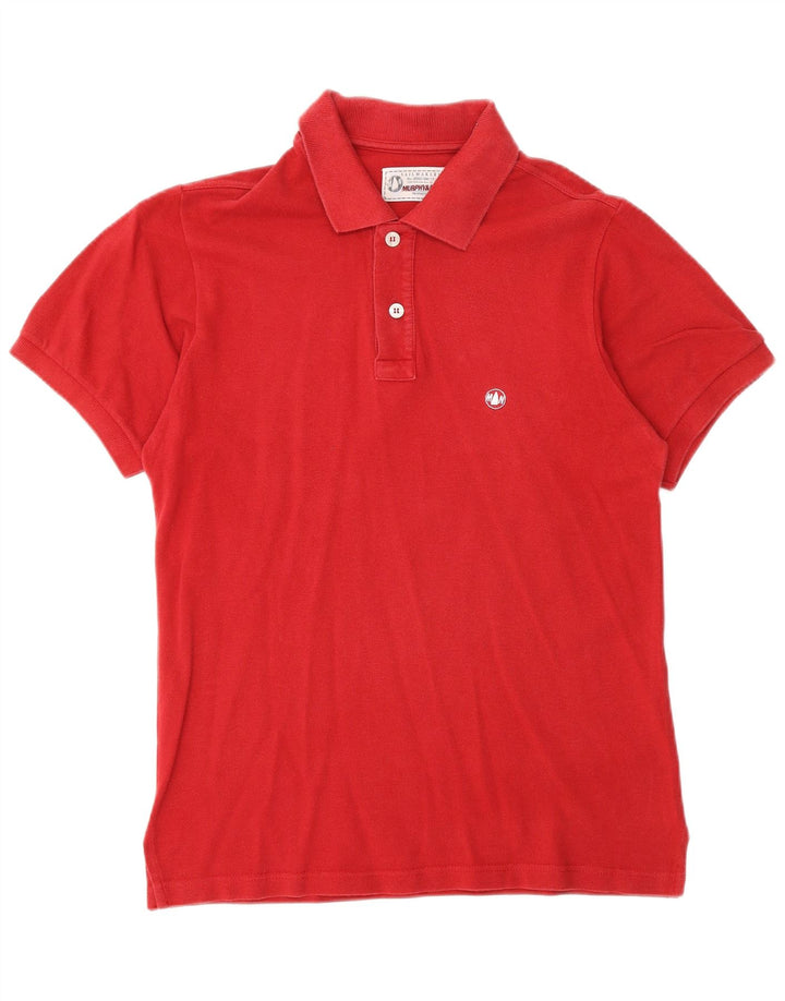 Murphy & Nye Mens Polo Shirt Small Red