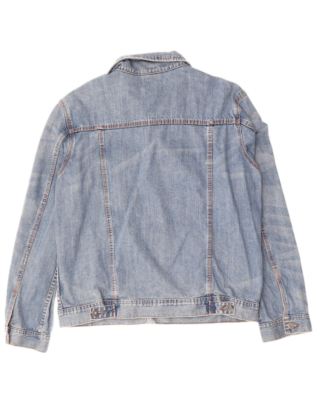 JOHN BANER Mens Denim Jacket UK 44 2XL Blue Cotton