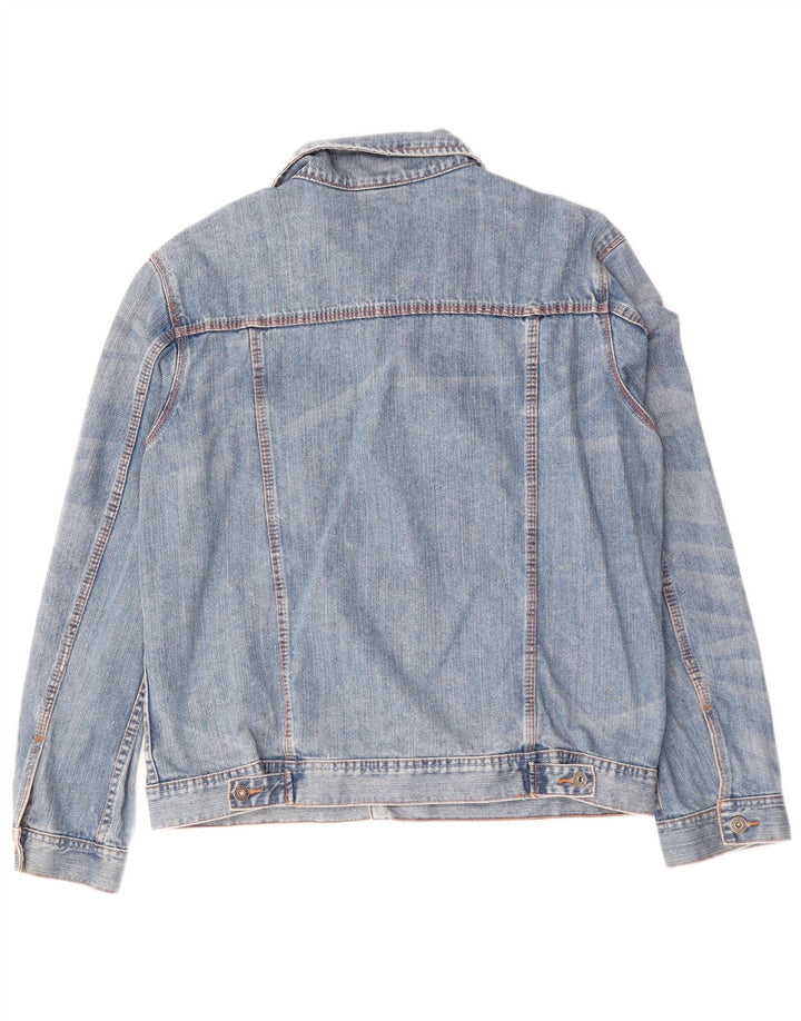 JOHN BANER Mens Denim Jacket UK 44 2XL Blue Cotton